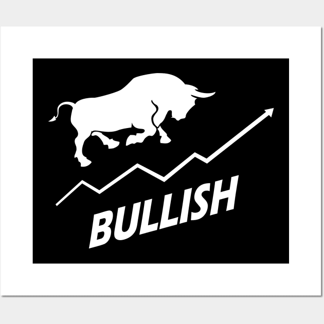 Bullish Market Wall Art by KC Happy Shop